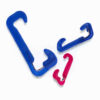 red blue, metal Insert Traveler, nylon traveler metal insert