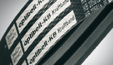 B-VB-Kraftband-with-Classic-V-belt, Optibelt KB VB Kraftband with Classic V-belt