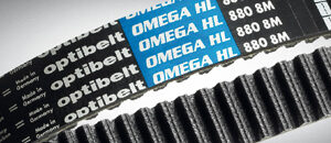 Optibelt Omega HL High Performance Chloroprene Timing Belt, rubber timing belt